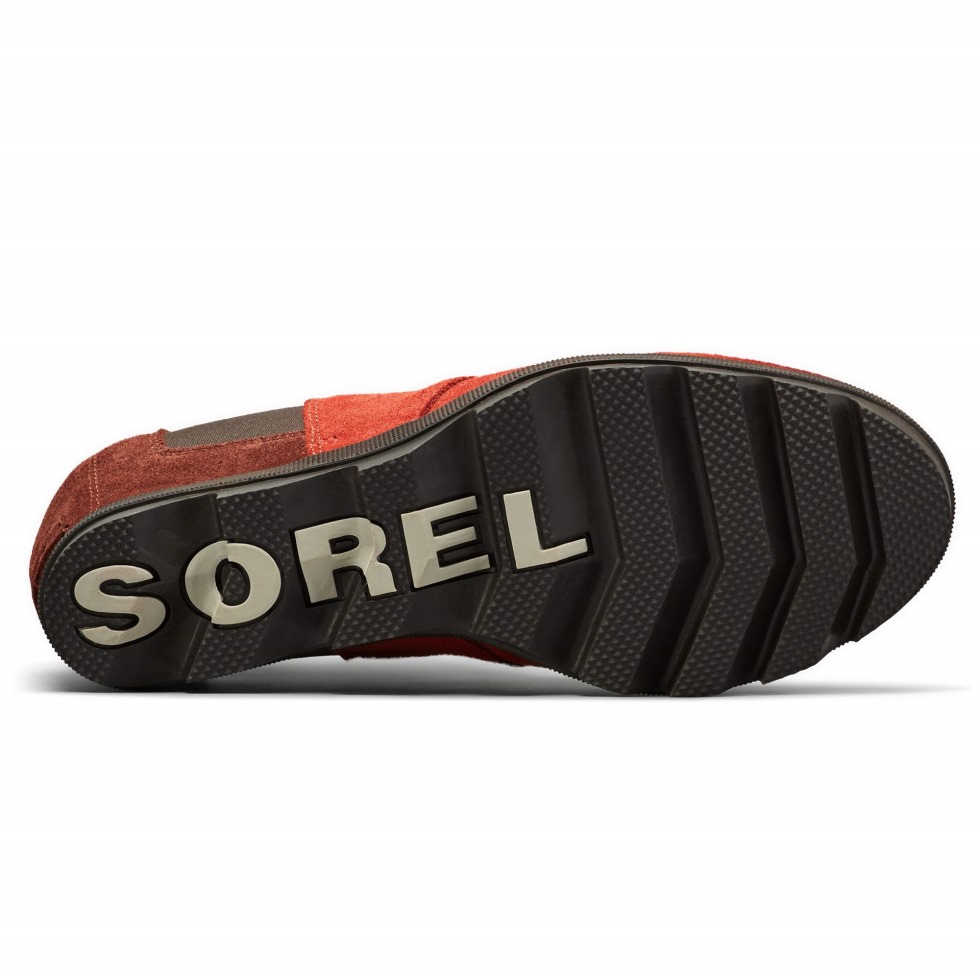 Joan Of Arctic Wedge Ii Chelsea Wanderschuh Für Damen Carnelian Red Sorel Schweiz