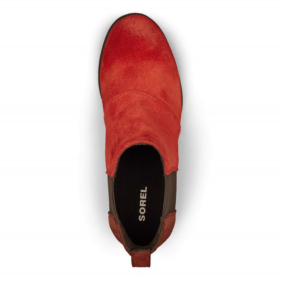 Joan Of Arctic Wedge Ii Chelsea Wanderschuh Für Damen Carnelian Red Sorel Schweiz