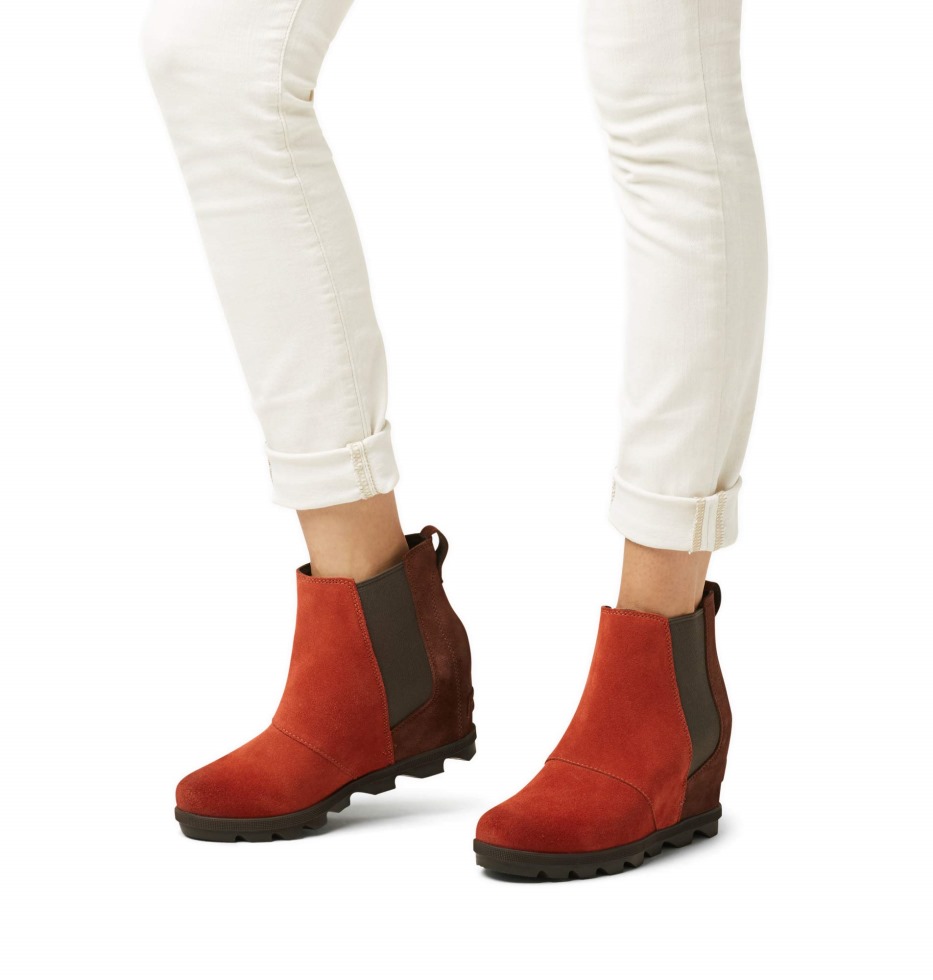 Joan Of Arctic Wedge Ii Chelsea Wanderschuh Für Damen Carnelian Red Sorel Schweiz