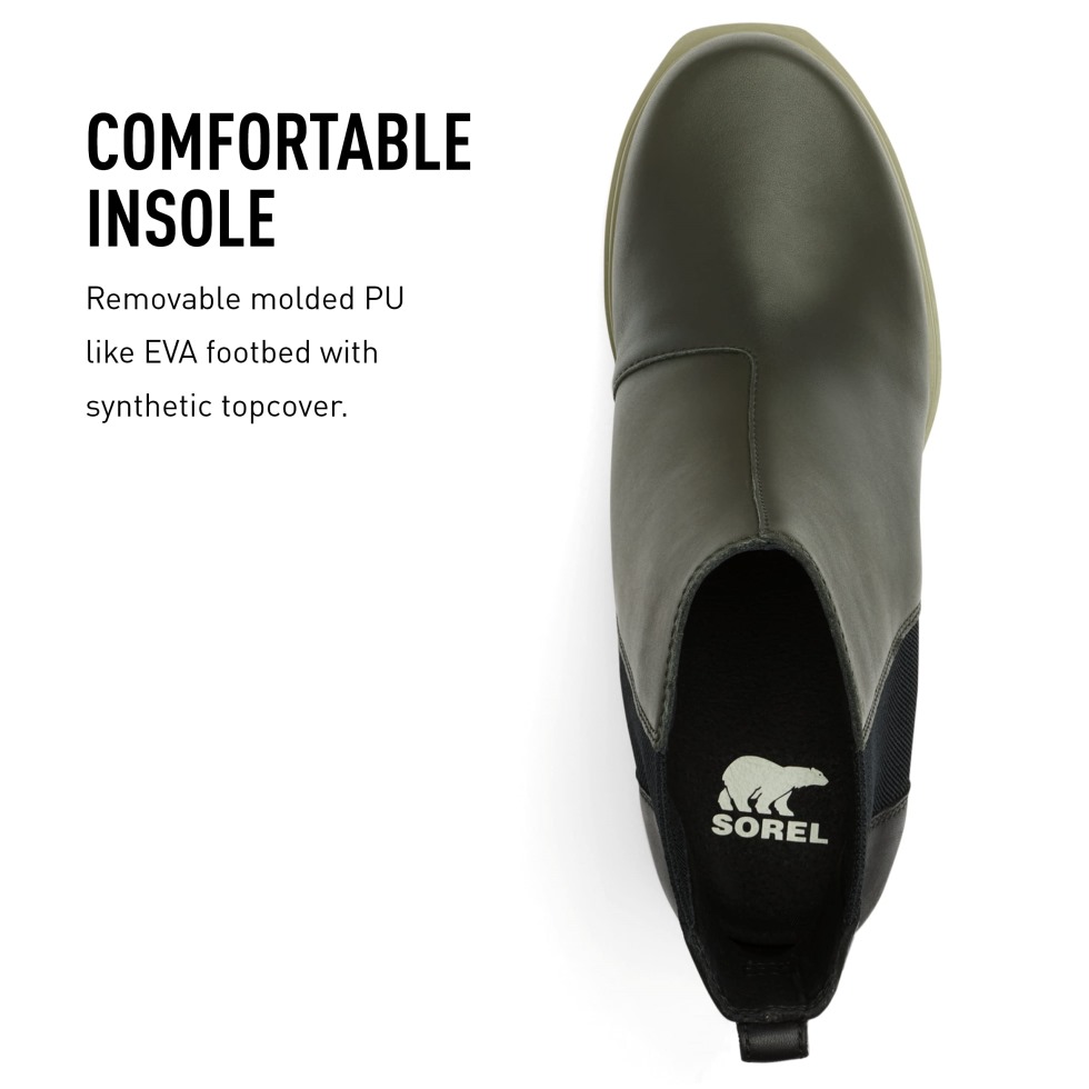 Damen Joan Of Arctic Wedge III Chelsea Boot Uniform Blue-Gum 2 Sorel Schweiz