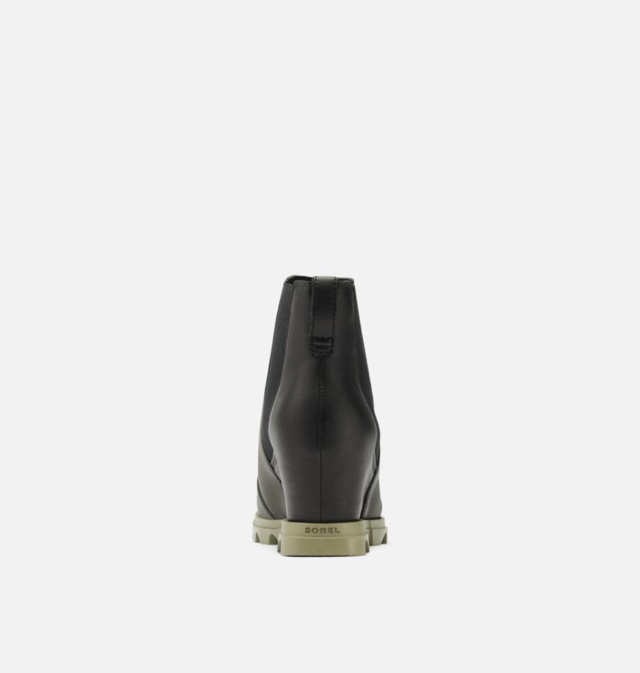 Joan Of Arctic Wedge Iii Chelsea Bootie Für Damen Dark Moss-sage Sorel Schweiz