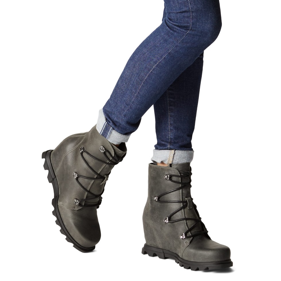 Joan Of Arctic Wedge Iii Spitzenstiefel Für Damen Schwarz Sorel Schweiz