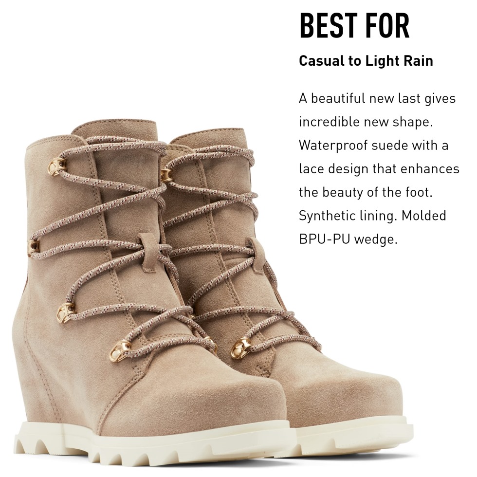 Joan Of Arctic Wedge Iii Spitzenstiefel Für Damen Sorel Schweiz Haselnuss-geschwärztes Braun