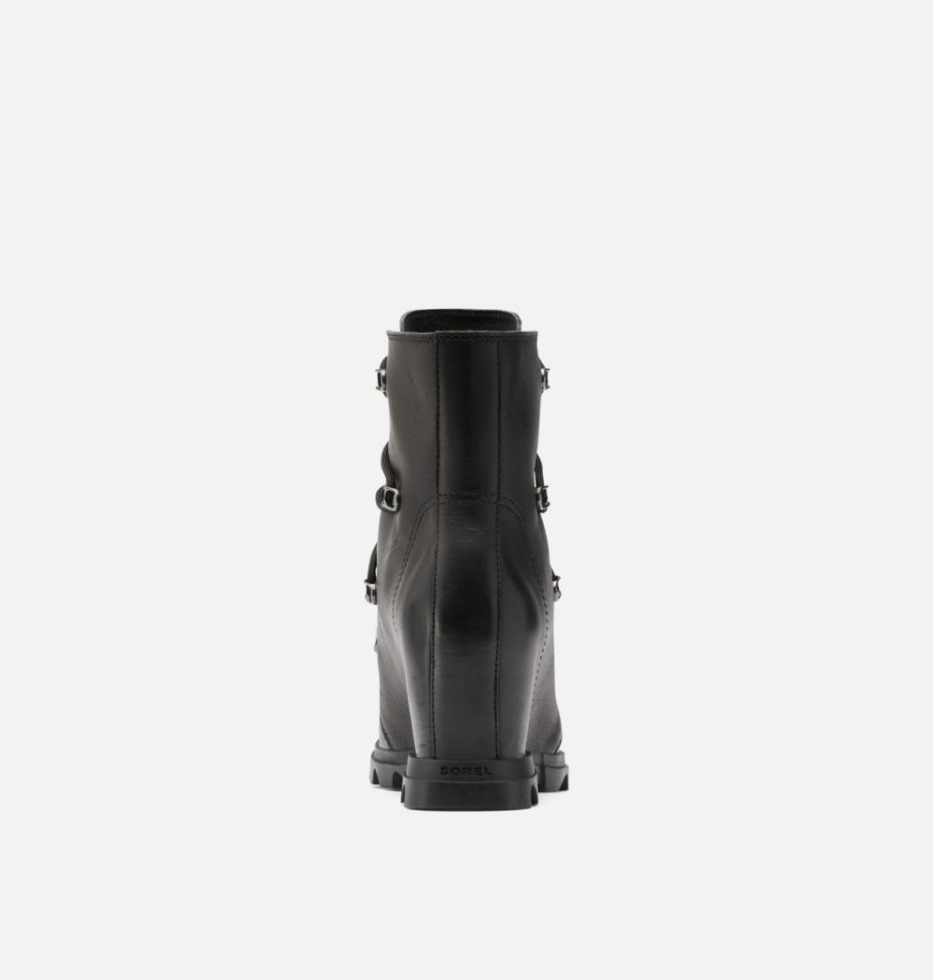 Joan Of Arctic Wedge III Lace Bootie Für Damen Sorel Schweiz Schwarzmeersalz