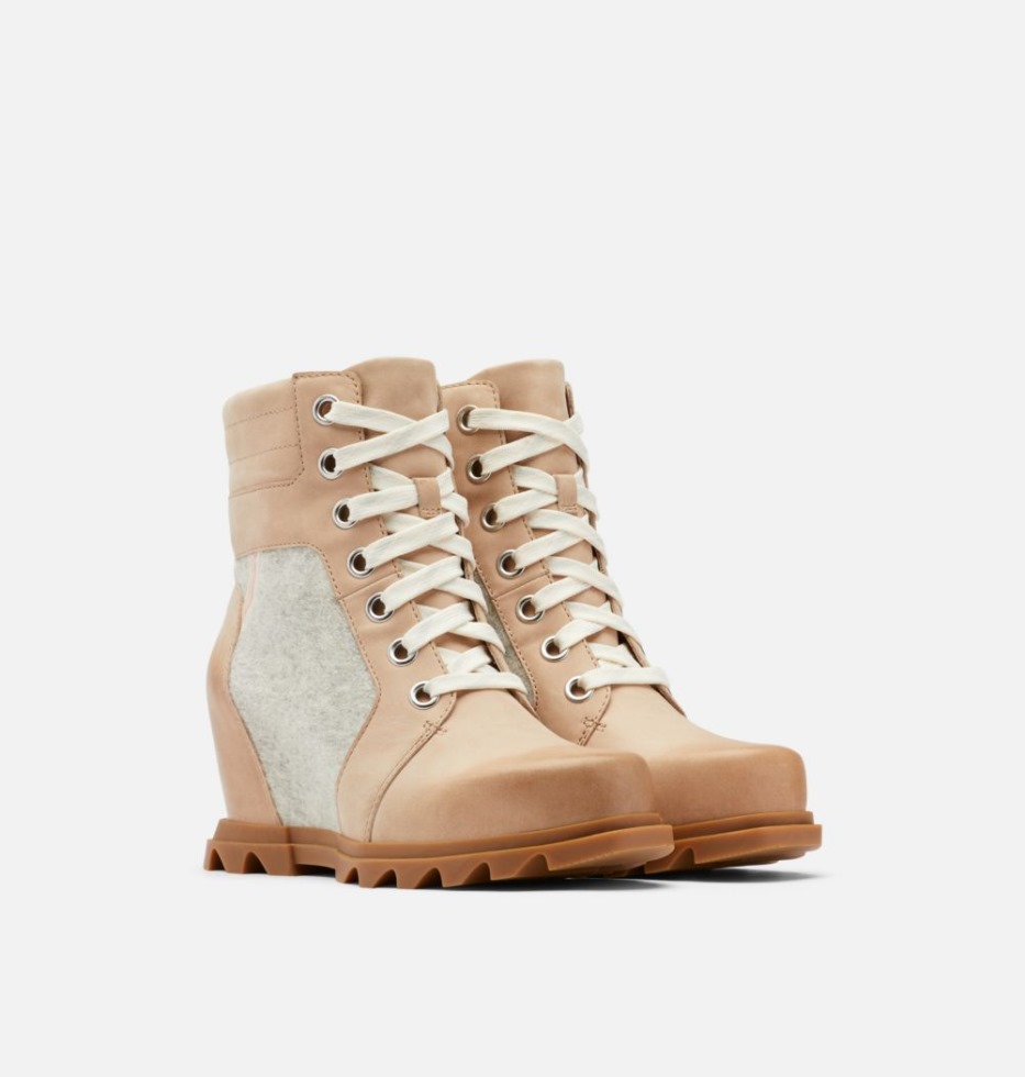 Joan Of Arctic Wedge Iii Lexie Bootie Natural Tan-gum 2 Sorel Schweiz Für Damen