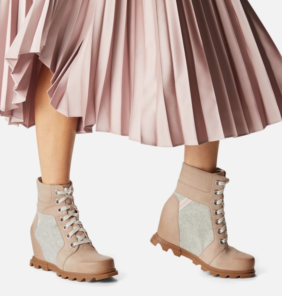 Joan Of Arctic Wedge Iii Lexie Bootie Natural Tan-gum 2 Sorel Schweiz Für Damen