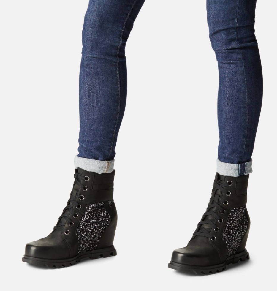 Joan Of Arctic Wedge III Für Damen Lexie Bootie Sorel Schweiz Schwarzmeersalz