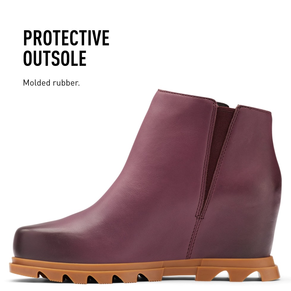 Joan Of Arctic Wedge Iii Damenstiefel Mit Reißverschluss Sorel Schweiz Schwarz-meersalz