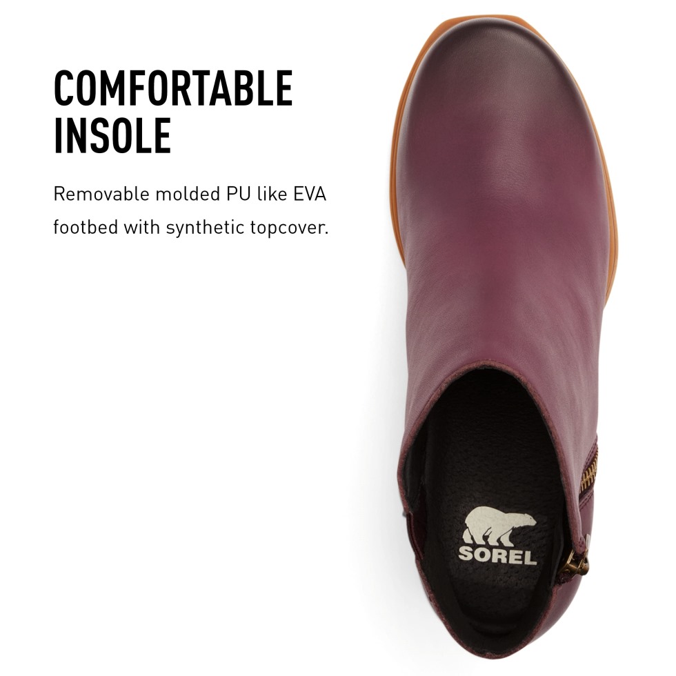 Joan Of Arctic Wedge Iii Damenstiefel Mit Reißverschluss Sorel Schweiz Schwarz-meersalz