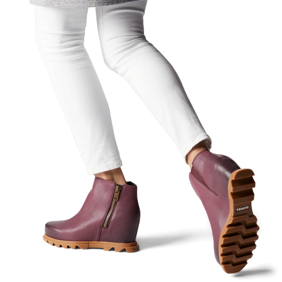 Joan Of Arctic Wedge Iii Damenstiefel Mit Reißverschluss Sorel Schweiz Schwarz-meersalz