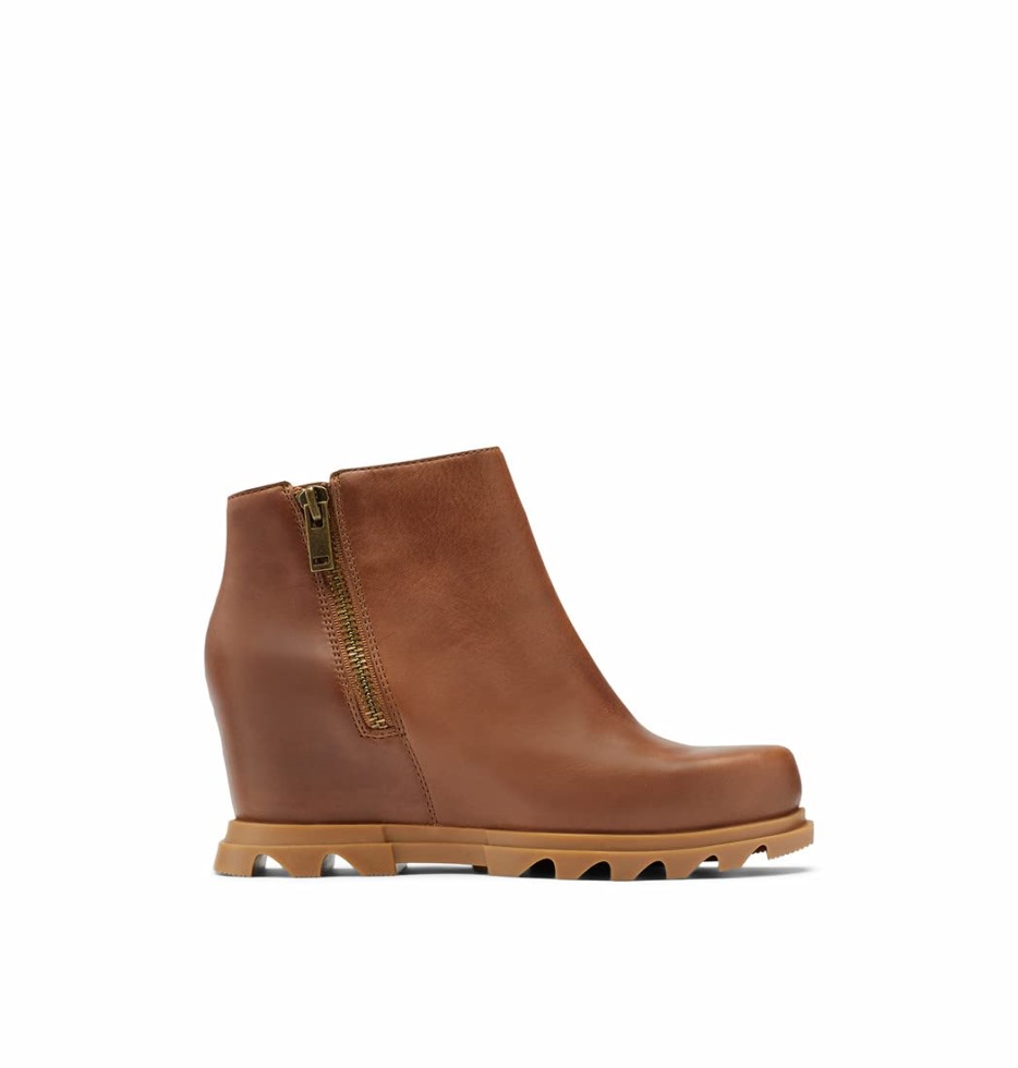 Joan Of Arctic Wedge Iii Zip Boot Für Damen Sorel Switzerland Dark Moss-sage