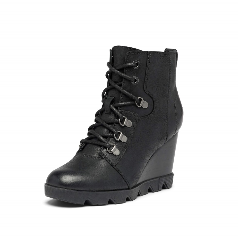 Damen Joan Uptown Schnürstiefel Regenwasserdicht Schwarz Sorel Schweiz