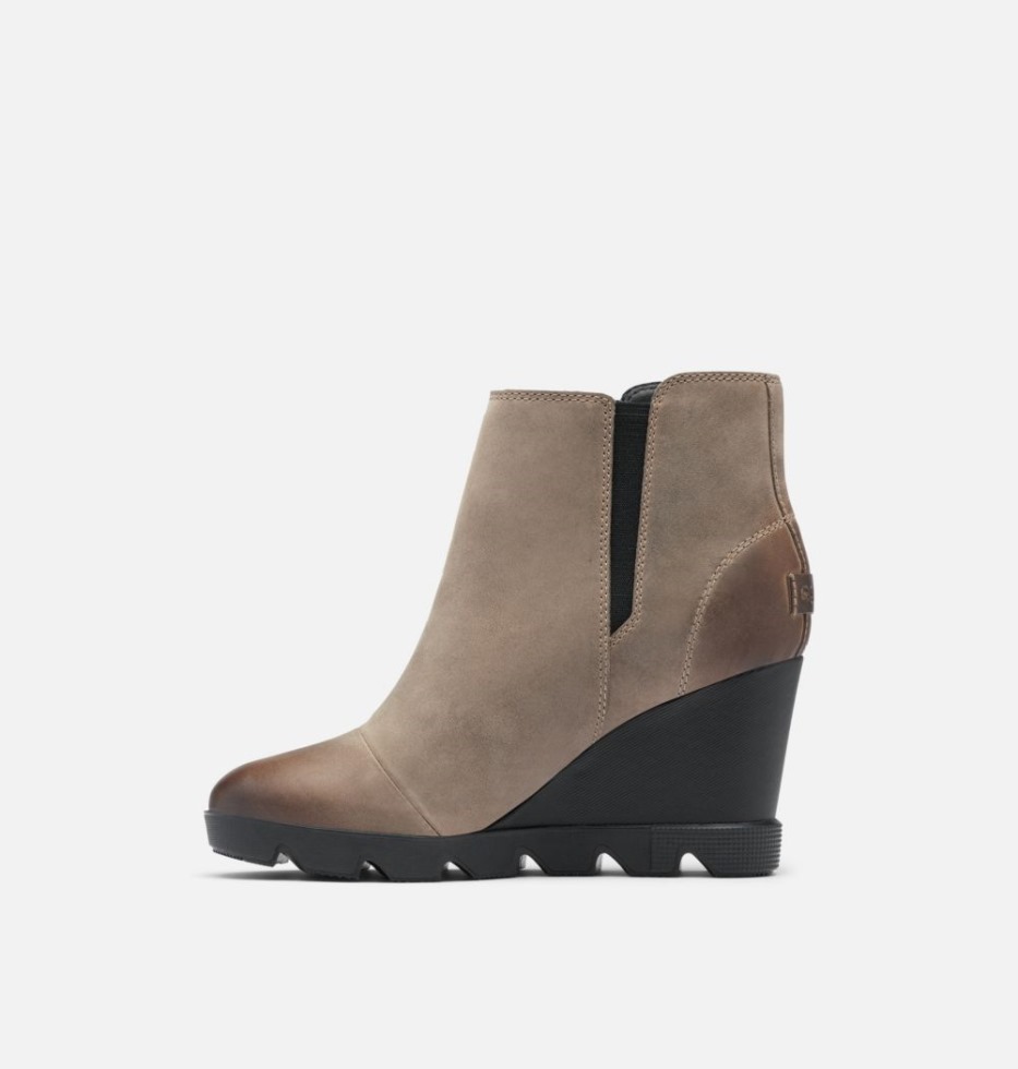 Joan Uptown Zip Bootie Für Damen Sorel Switzerland Khaki Ii-schwarz