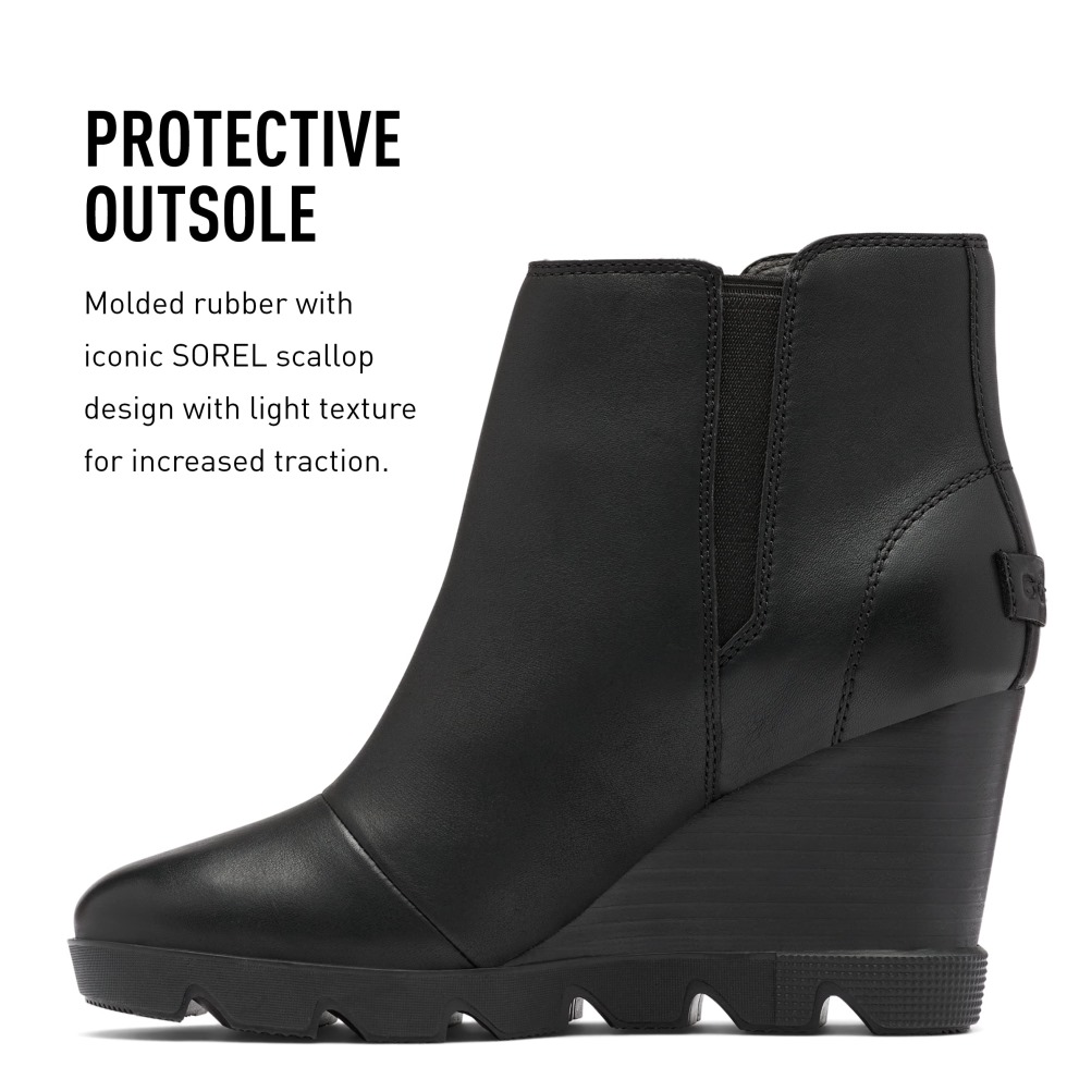 Joan Uptown Zip Bootie Für Damen Sorel Switzerland Quarry-black