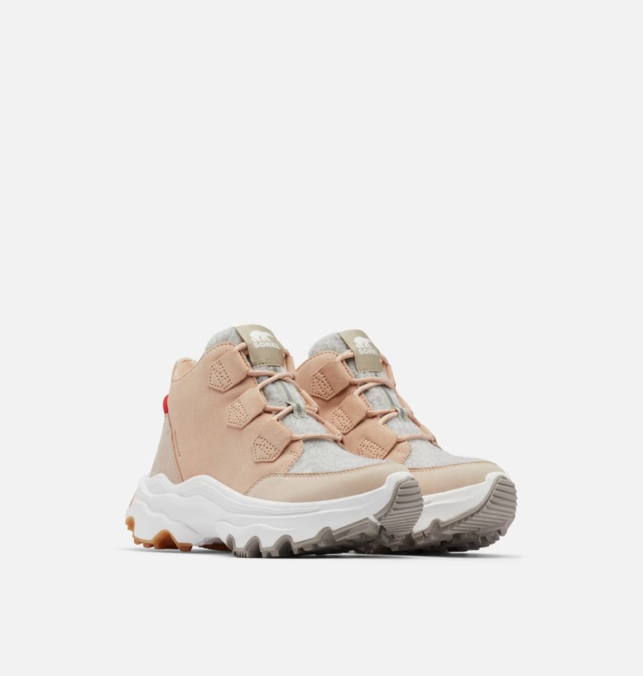 Damen Kinetic Breakthru Caribou Sneaker Boot Sorel Schweiz Nova Sandsteingrün