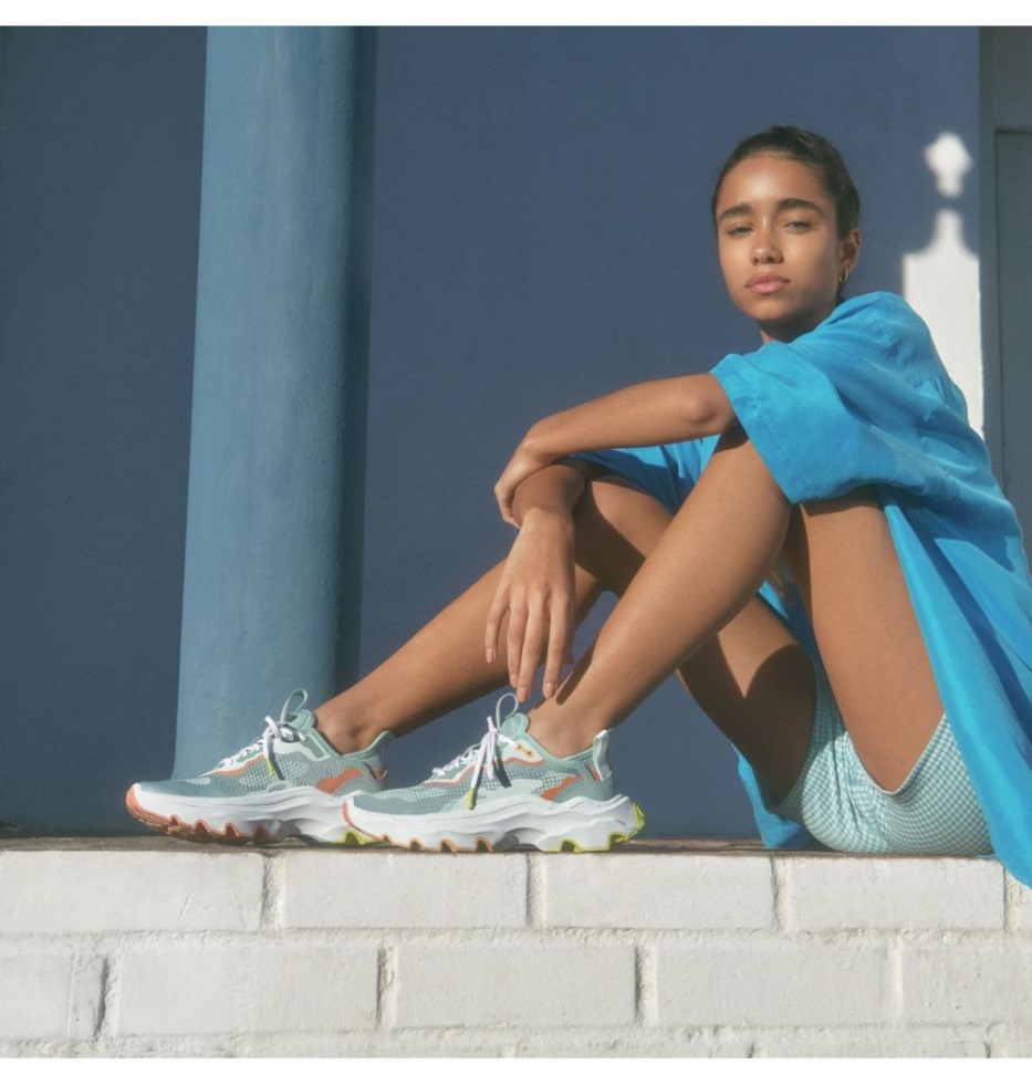 Kinetic Breakthru Day Lace Trainer Für Damen Crushed Blue-White Sorel Schweiz