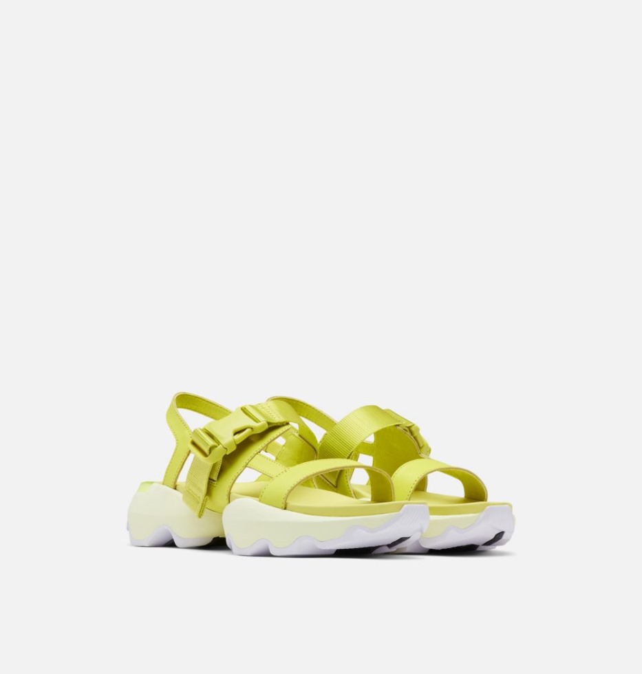 Damen Kinetic Impact Sling Sportliche Sandale Sorel Switzerland Bolt-white