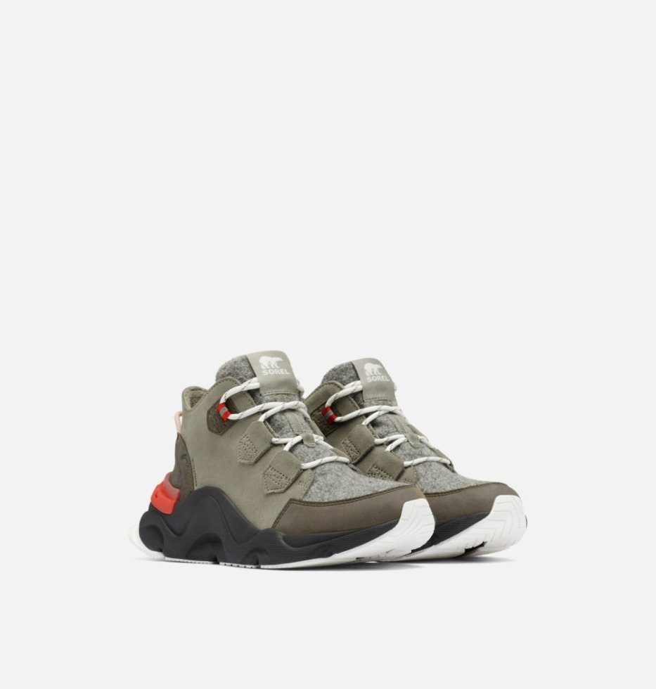 Kinetic Rnegd Caribou Boots Damen Grau Grün-alpine Tundra Sorel Schweiz