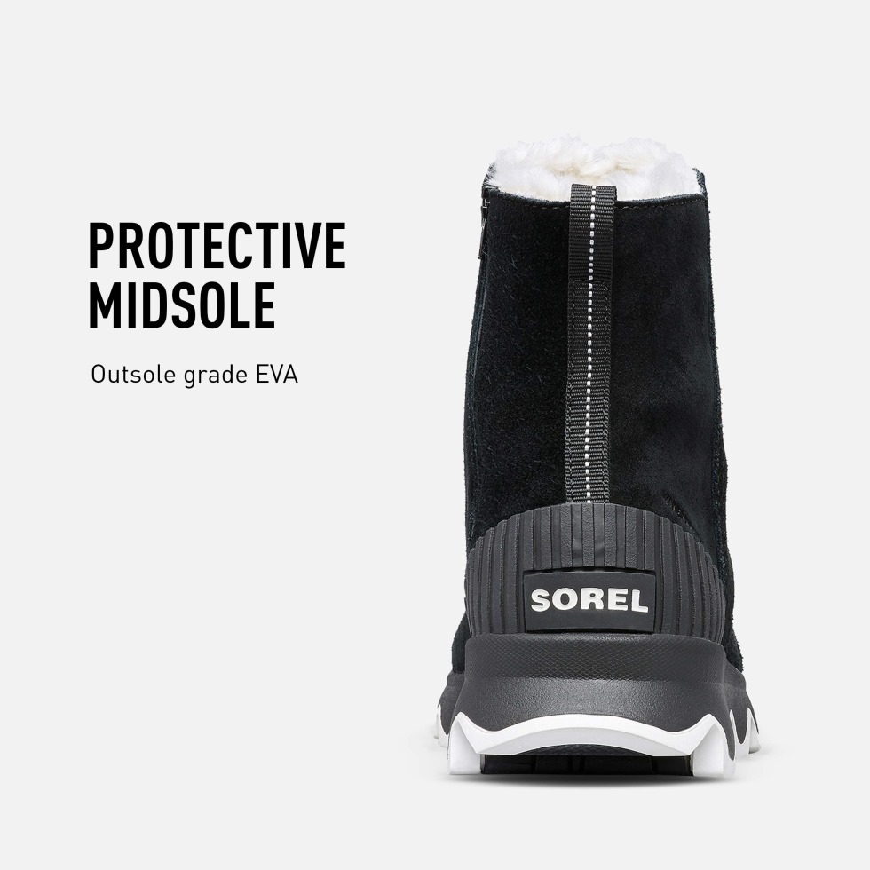 Damen Kinetic Short' Sneaker Black Sea Salt Sorel Schweiz