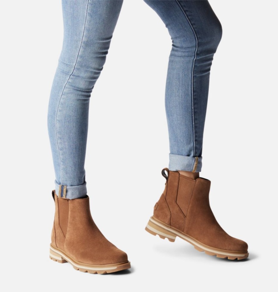 Lennox Chelsea Bootie Für Damen Samt Tan-gum 2 Sorel Schweiz