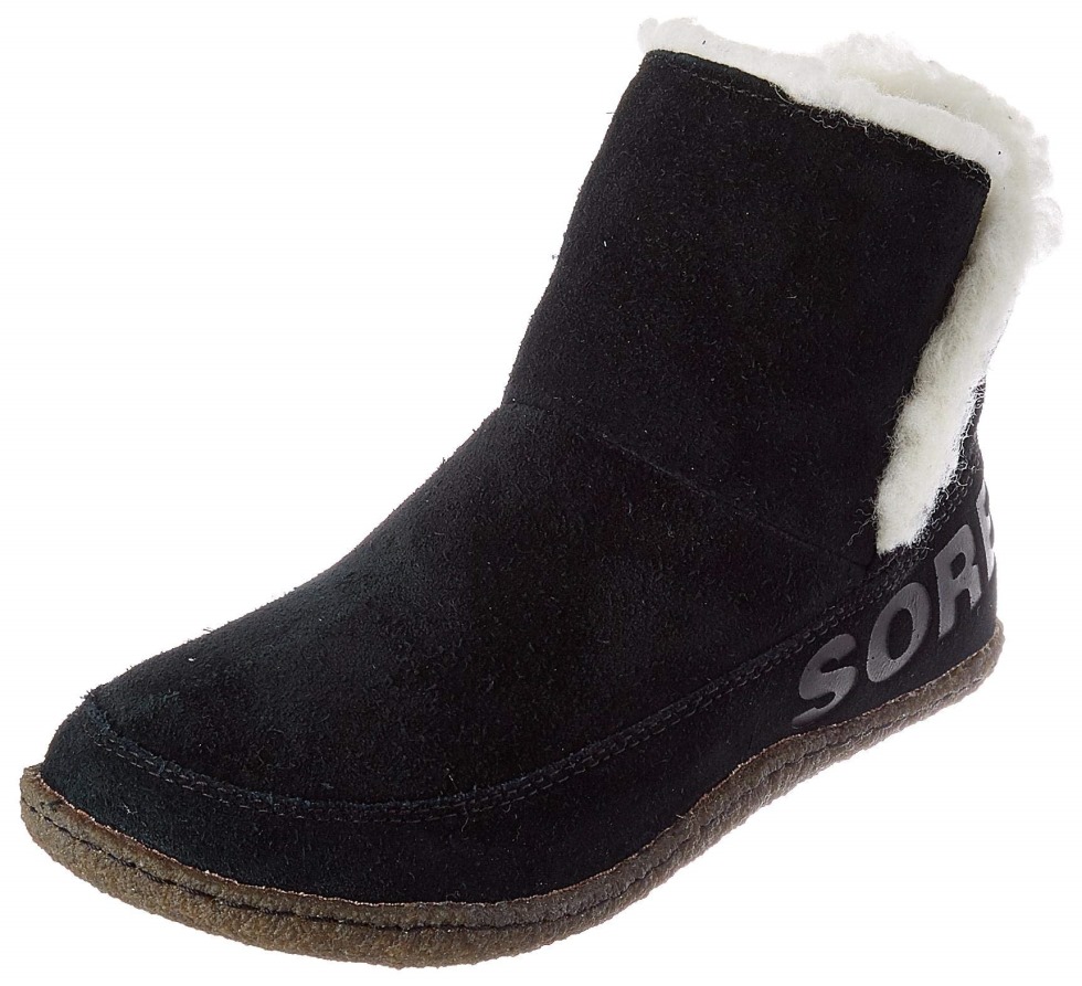 Damen Nakiska Bootie' Schneeschuh Black Natural Sorel Schweiz