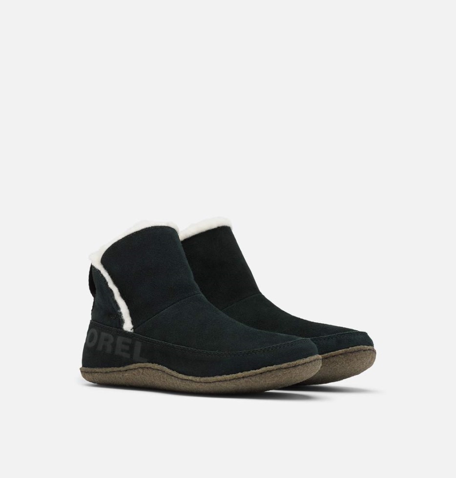 Damen Nakiska Bootie' Schneeschuh Black Natural Sorel Schweiz