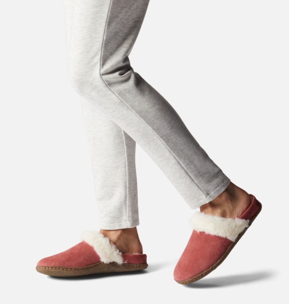 Damen Nakiska Slide Ii Pantoffel Sorel Schweiz Rose Dust-natur