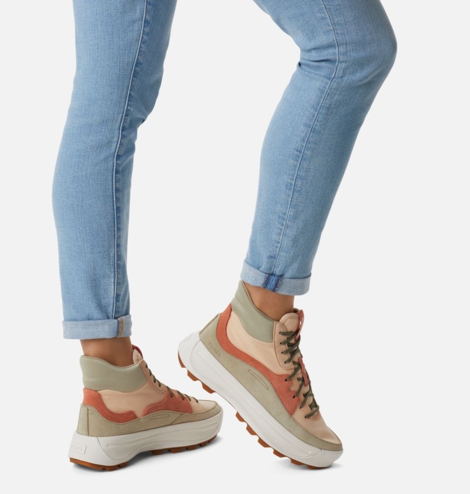 Damen Ona 503 Mid Sneaker Nova Sand-paradox Pink Sorel Schweiz