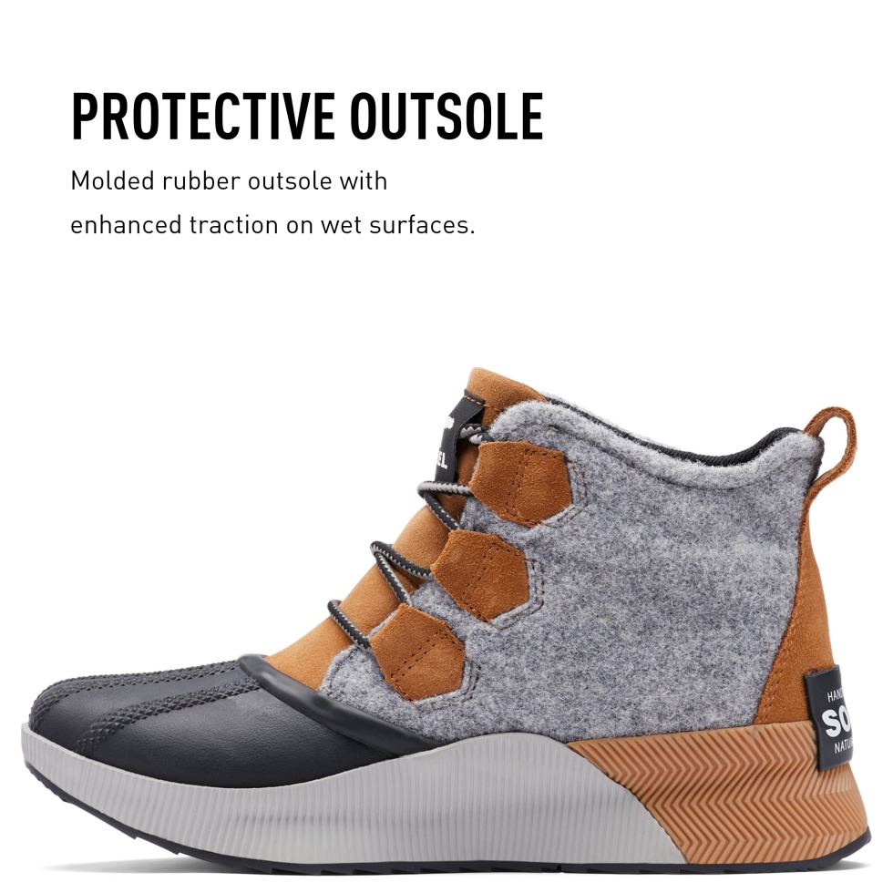 Out 'n About Iii Klassischer Stiefel Für Damen Wasserdichtes Leder Sorel Camel Braun Schwarz