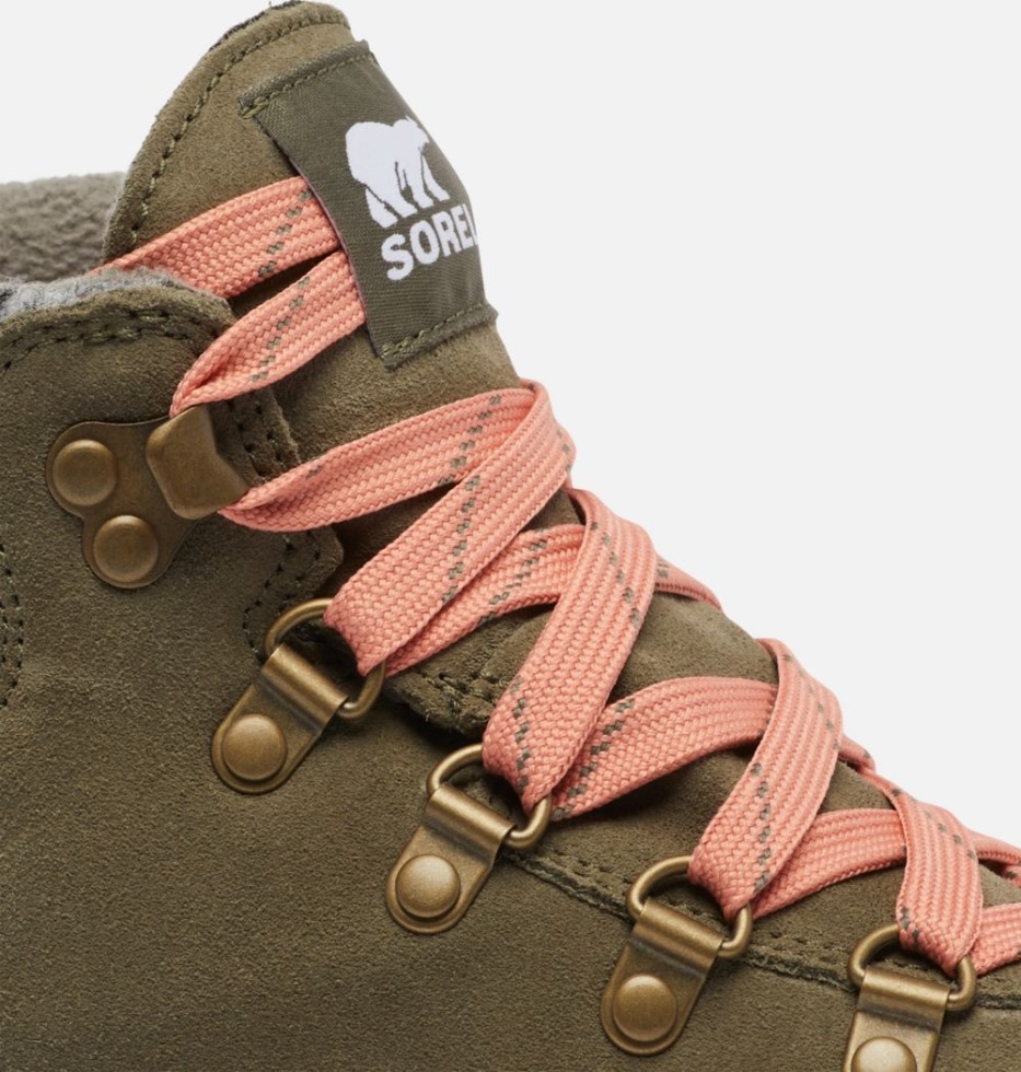 Damen Out N About Iii Conquest Stiefel Sorel Switzerland Stone Green-paradox Pink