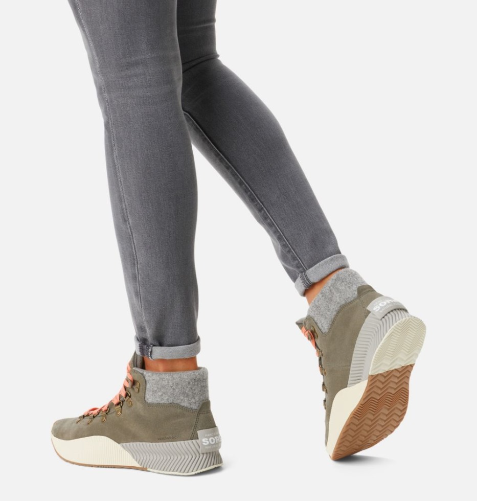 Damen Out N About Iii Conquest Stiefel Sorel Switzerland Stone Green-paradox Pink