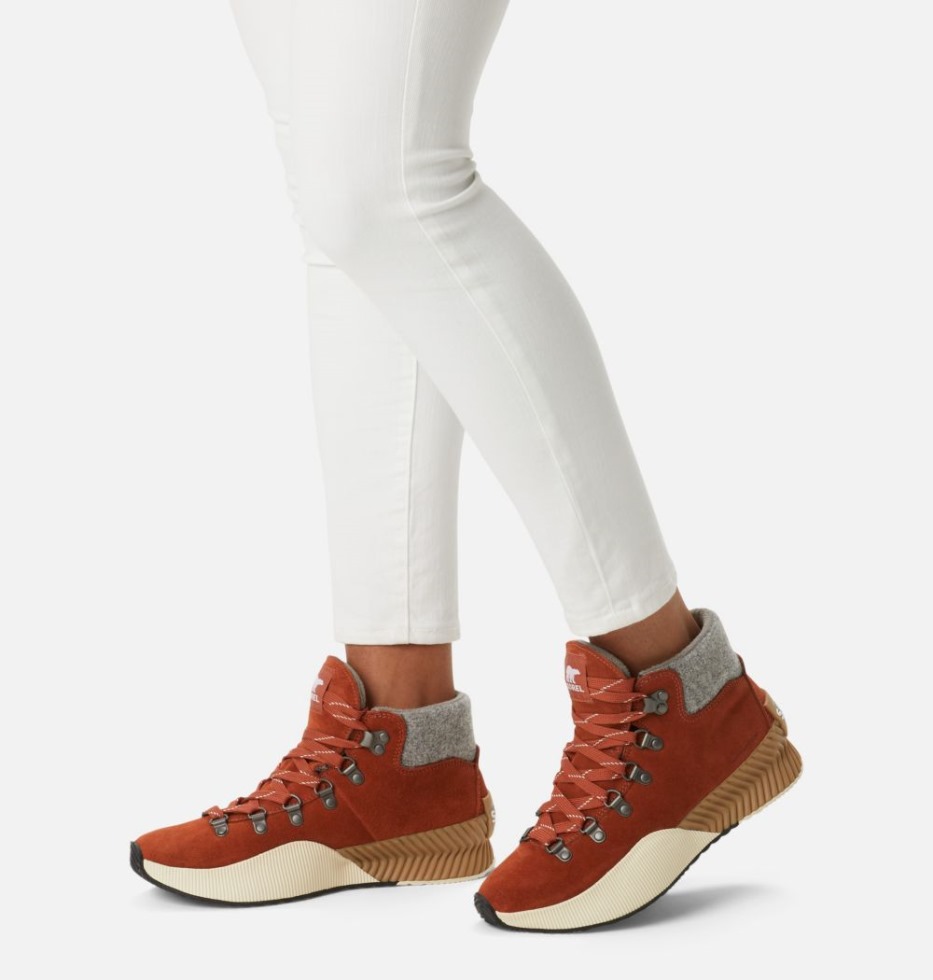 Frauen Out N About Iii Eroberungsstiefel Warp Red-chalk Sorel Schweiz