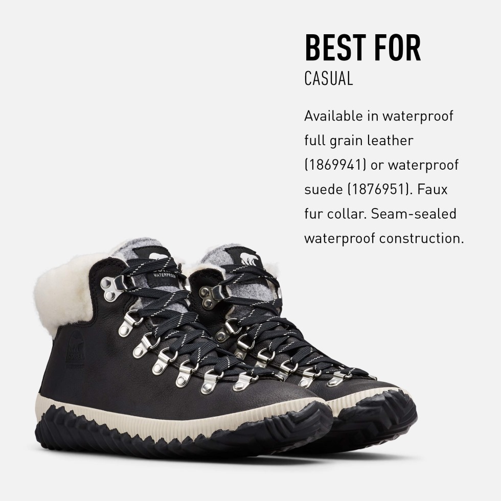 Out N About Plus Conquest Damenstiefel Sorel Switzerland Black