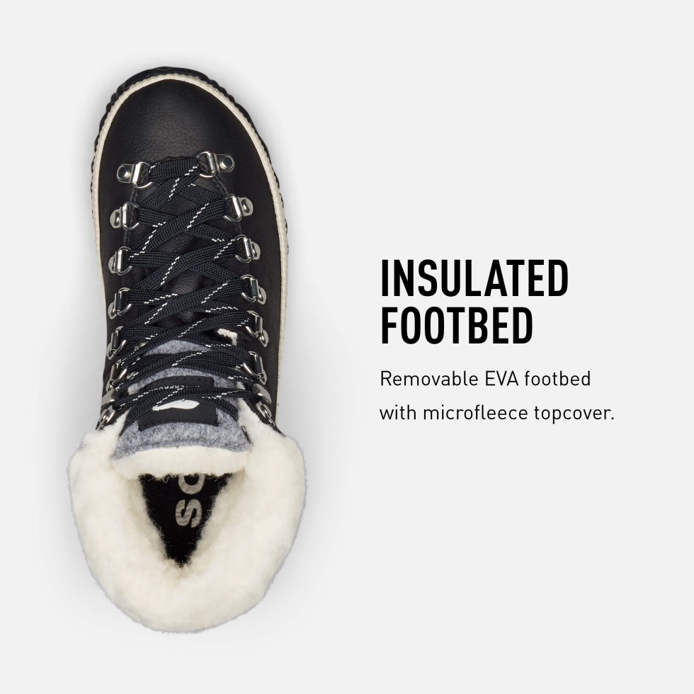 Out N About Plus Conquest Damenstiefel Sorel Switzerland Black