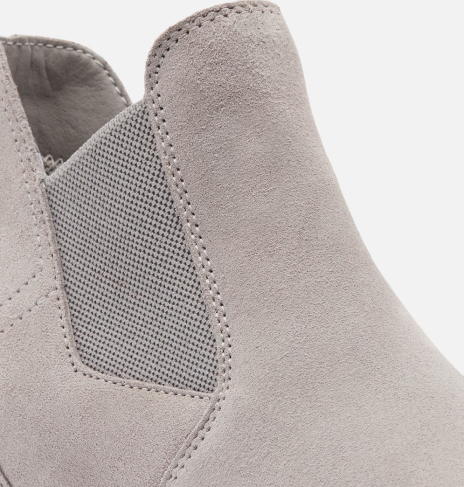 Damen Out N About Keilstiefelette Sorel Switzerland Chrom Grau-weiß