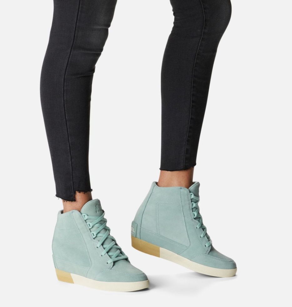 Damen Out 'n About Keilstiefelette Crushed Blue-chalk Sorel Schweiz