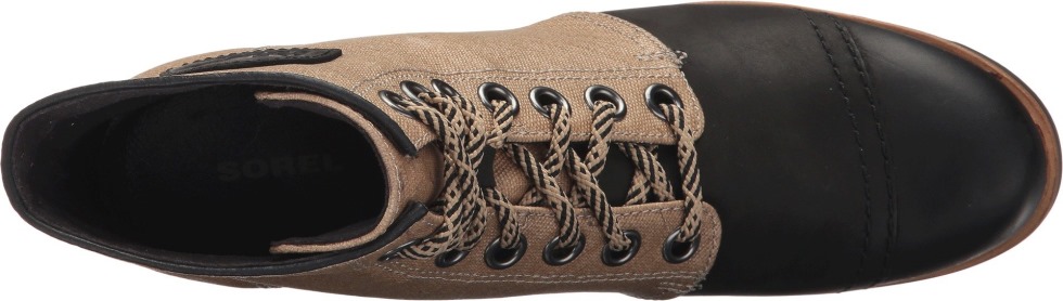 Pdx Keilfreier Schalenstiefel Für Damen Sorel Switzerland Black Beach