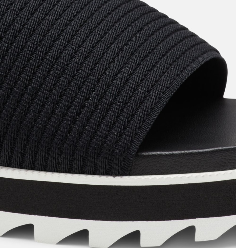 Roaming Easy Slide Damensandale Black-Sea Salt Sorel Schweiz