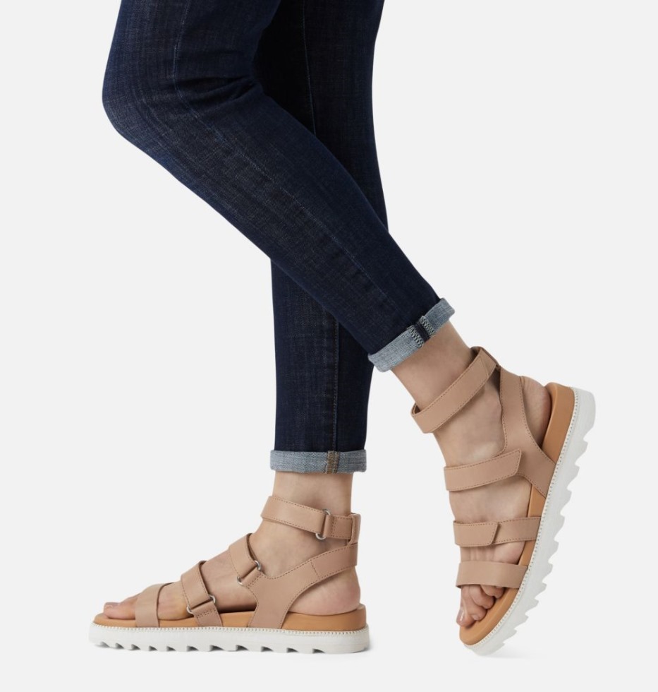 Roaming Sandale Mit Mehreren Riemen Für Damen Ehrlich Beige Sorel Schweiz