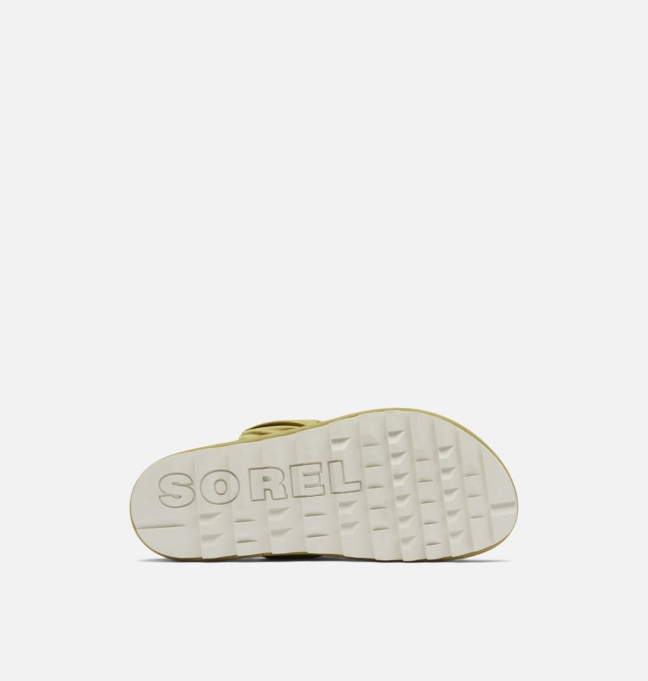 Roaming Slide-Sandale Mit Zwei Riemen Für Damen Sorel Switzerland Olive Shade-chalk