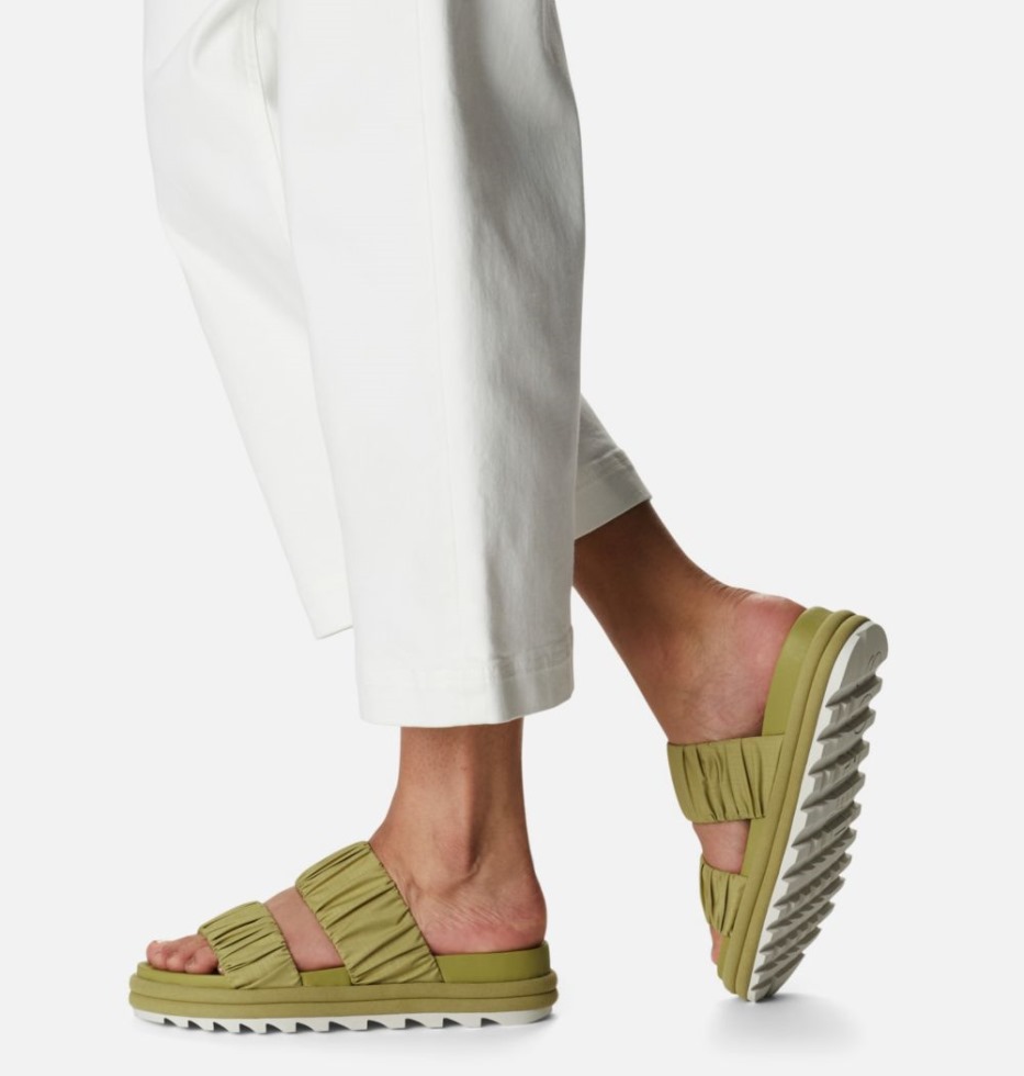 Roaming Slide-Sandale Mit Zwei Riemen Für Damen Sorel Switzerland Olive Shade-chalk