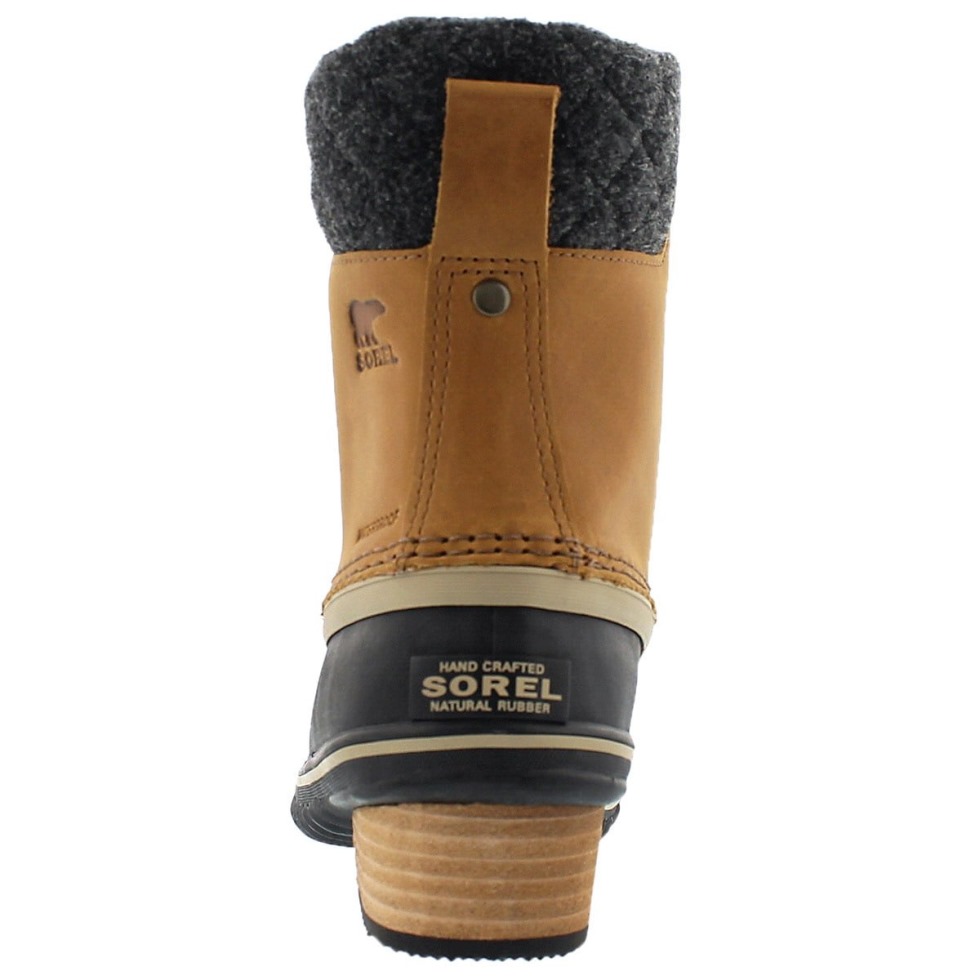 Damen Slimpack Lace Ii Schneestiefel Sorel Switzerland Elk Black