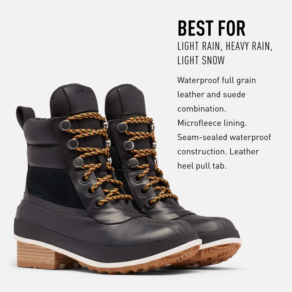 Damen Slimpackiii Wanderer Sorel Schweiz Schwarz