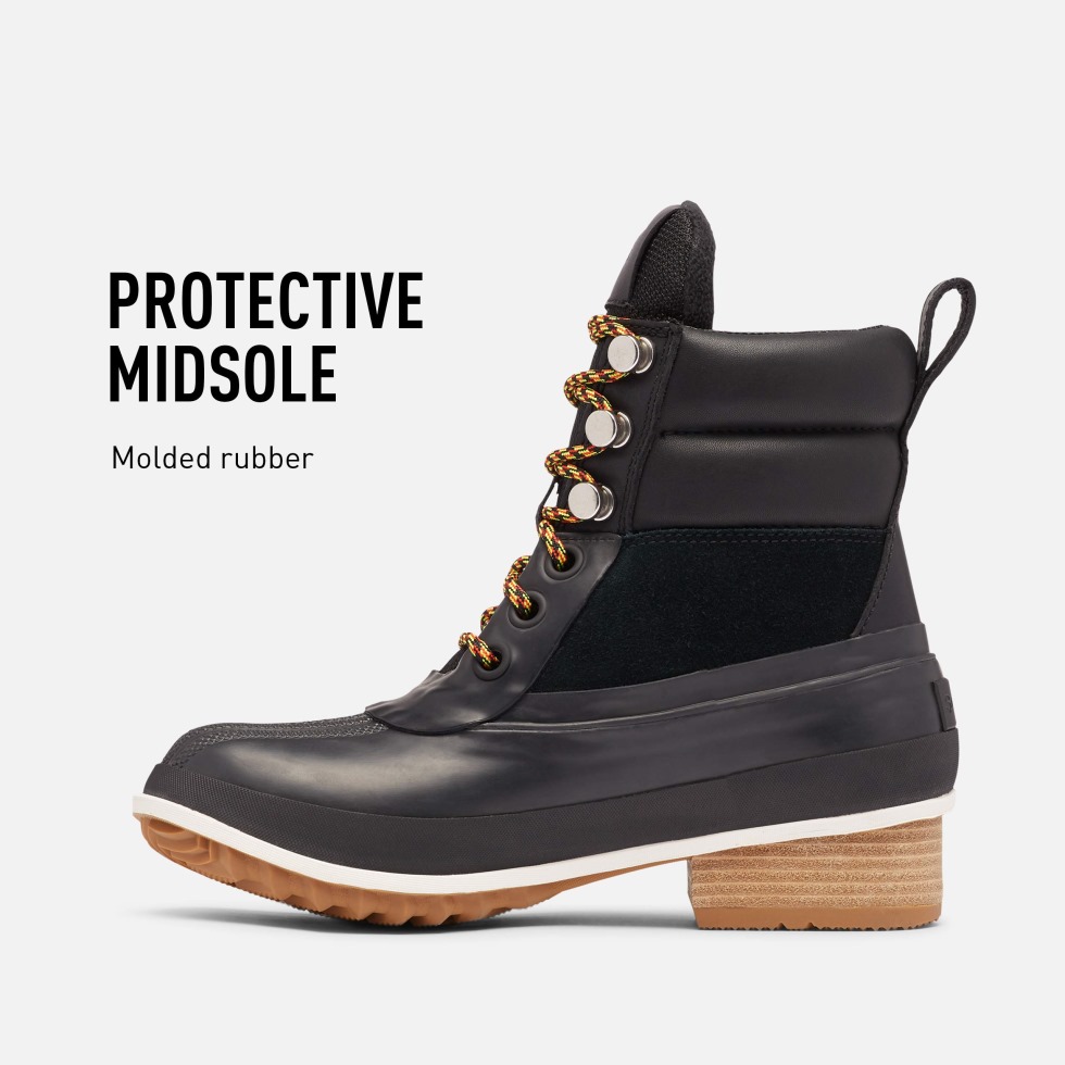 Damen Slimpackiii Wanderer Sorel Schweiz Schwarz