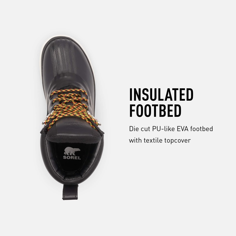 Damen Slimpackiii Wanderer Sorel Schweiz Schwarz