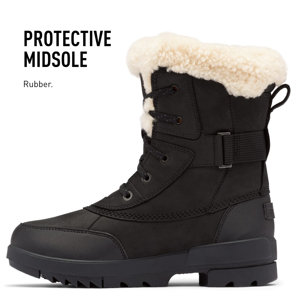 Damen Tivoli Iv Parc Boot Wasserdichte Leder Winterstiefel Sorel Black Sea Salt