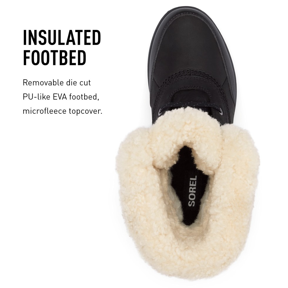 Damen Tivoli Iv Parc Boot Wasserdichte Leder Winterstiefel Sorel Black Sea Salt