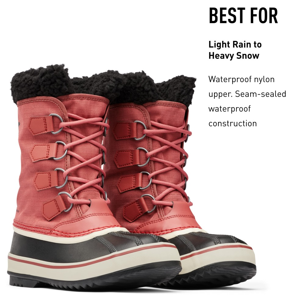 Damen Winter Karneval Schneestiefel Sorel Schweiz Rose Dust Black