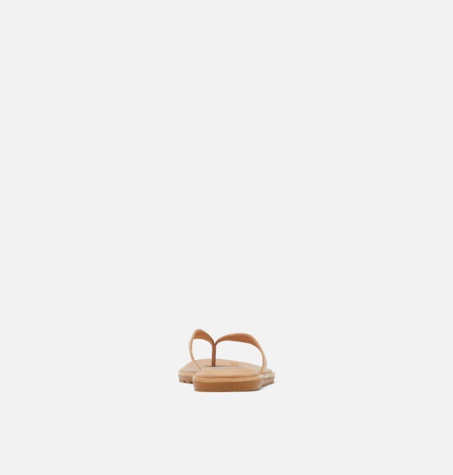 Damen Ella Ii Flip Sandale Ehrlich Beige-gum Sorel Schweiz