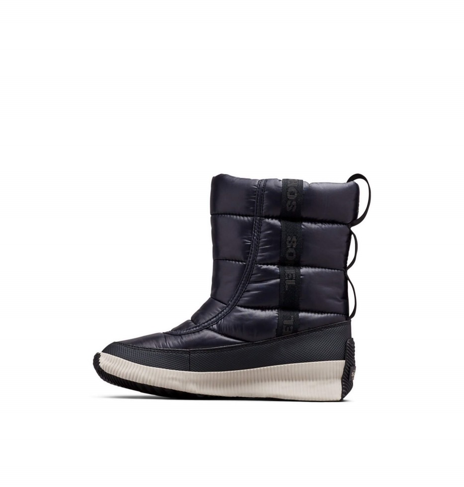 Damen Out 'n About Puffy Mid Sorel Schweiz Schwarz